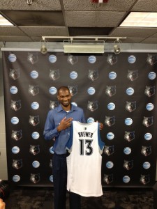 Corey Brewer's Media Day