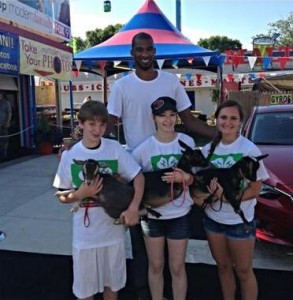 Corey spent the day at the Minnesota State Fair in St. Paul, where he played carnival games, ate fried snickers, signed autographs and answered fan questions. He even revealed that he's had a pet goat since 8th grade! Corey's happy to be back in Minnesota with the Timberwolves, where his NBA career began.