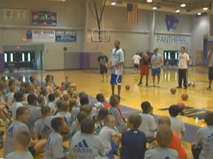 Corey Brewer hosts his annual youth basketball camp in, Portland, TN with his annual Youth Basketball Camp.