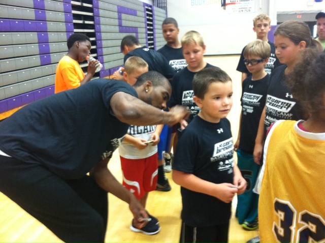 Corey at his Portland Tennessee camp