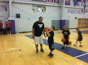 Corey at his Portland Tennessee camp
