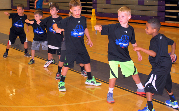 Portland, Tennessee basketball camp on July 12, 2014