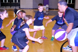 Portland, Tennessee basketball camp on July 12, 2014